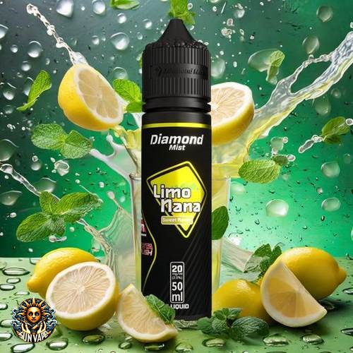 Diamond Mist Lemon Nana Salt Nic 50ml