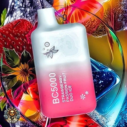 ELFBAR Strawberry Passion Fruit Duo Ice BC5000 (1)