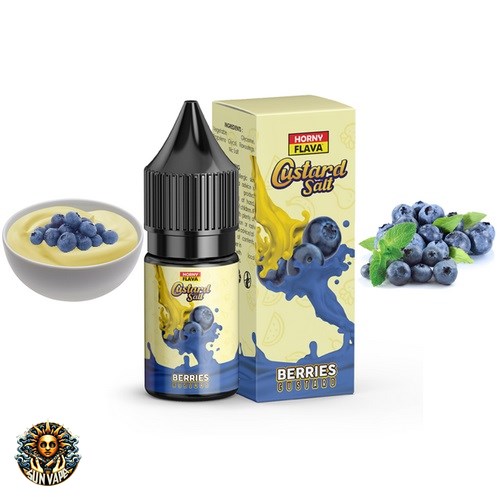 Horny Flava Berries Custard Salt Nic (1)