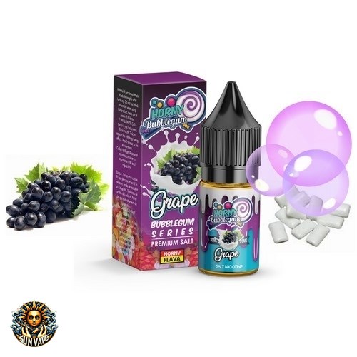 Horny Flava Grape Bubblegum Salt Nic (1)