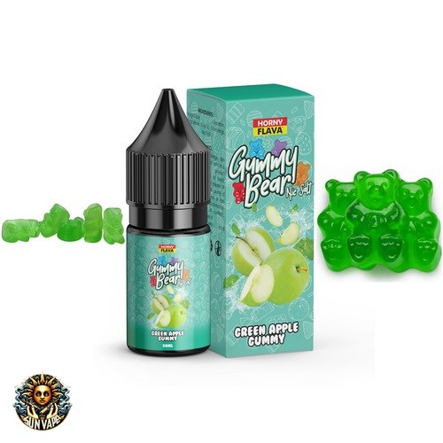 Horny Flava Green Apple Gummy Salt Nic