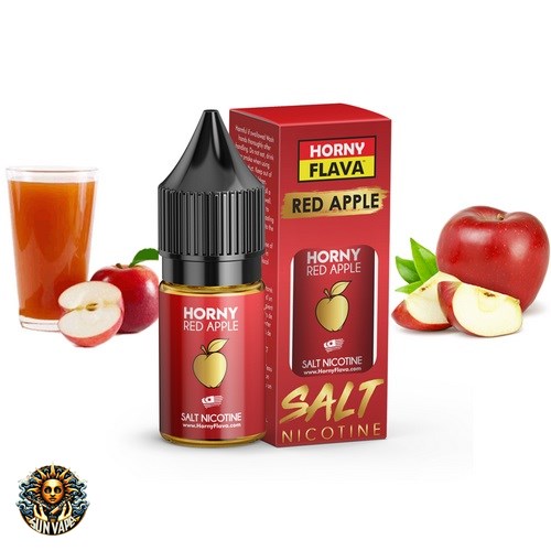 Horny Flava Red Apple Salt Nic (1)