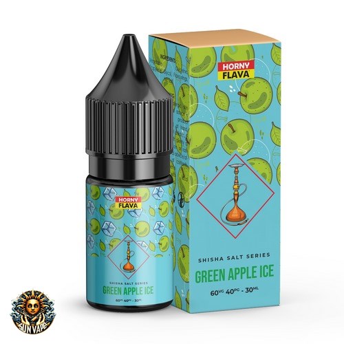 Horny Flava Shisha Green Apple Ice Salt Nic (1)