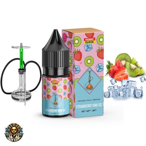 Horny Flava Shisha Strawberry Kiwi Ice Salt Nic (1)
