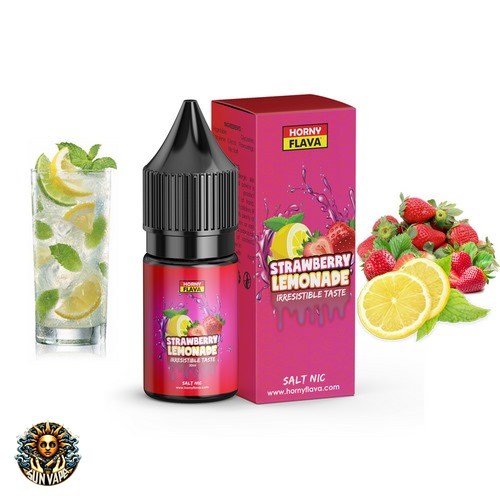 Horny Flava Strawberry Lemonade Salt Nic (1)