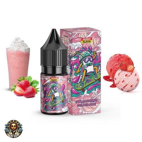 Horny Flava Strawberry Milkshake Salt Nic (1)