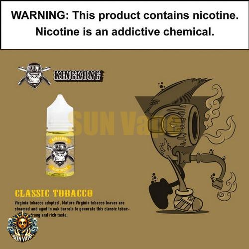 Tokyo King Kong Classic Tobacco Salt Nic
