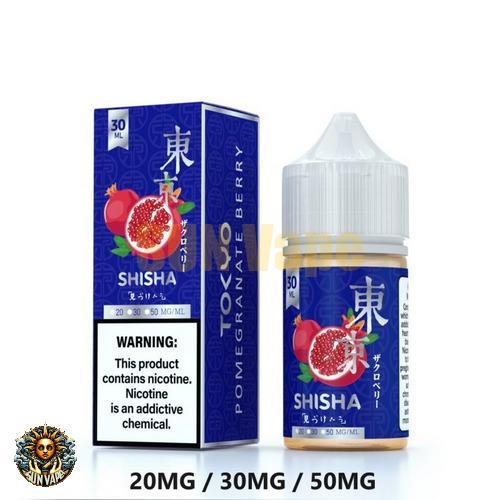 Tokyo Silver Shisha Pomegranate Berry Salt Nic