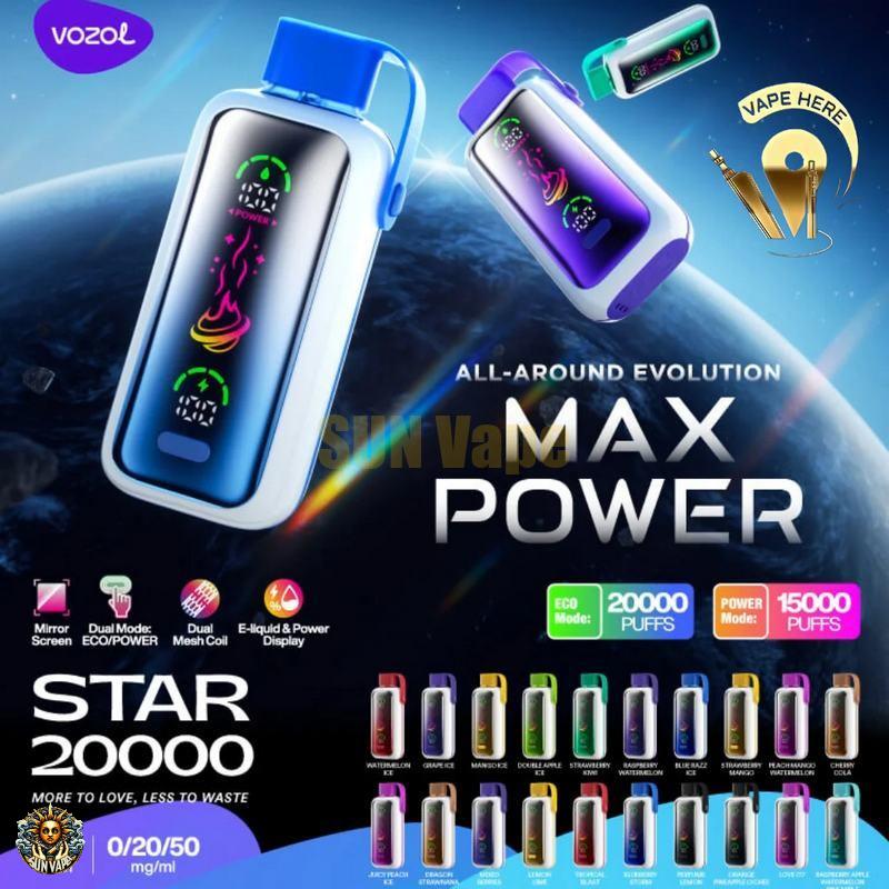 Vozol Star 20000 puffs Disposable Device (1)